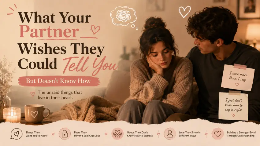 What Your Partner Wishes They Could Tell You But Doesn’t Know How