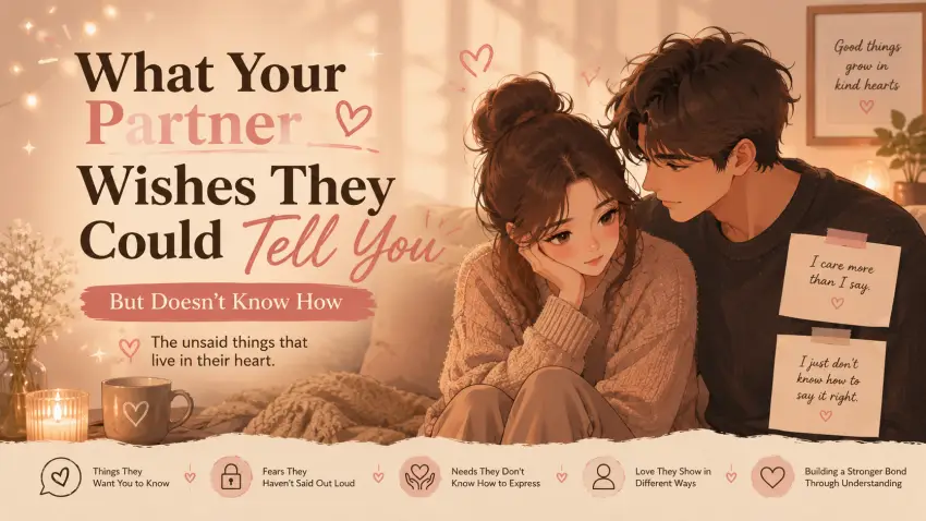 What Your Partner Wishes They Could Tell You But Doesn't Know How