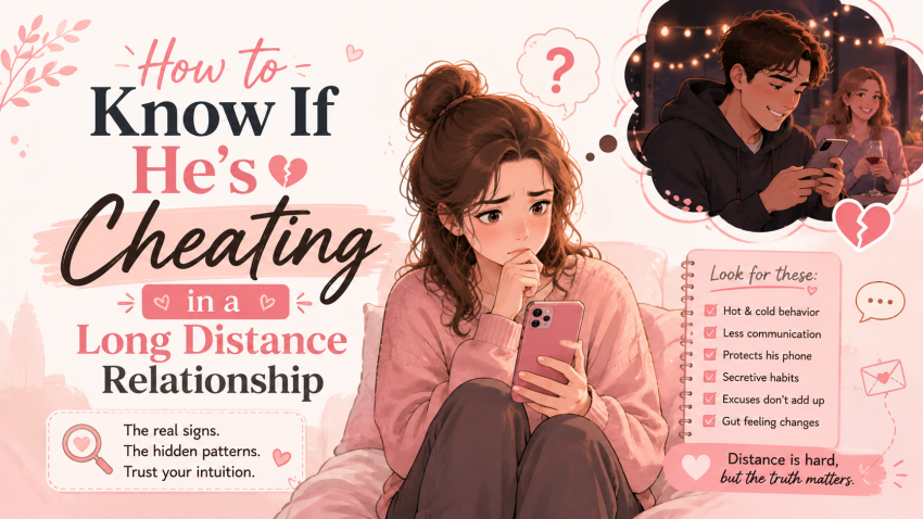 How to Know If He's Cheating in a Long Distance Relationship