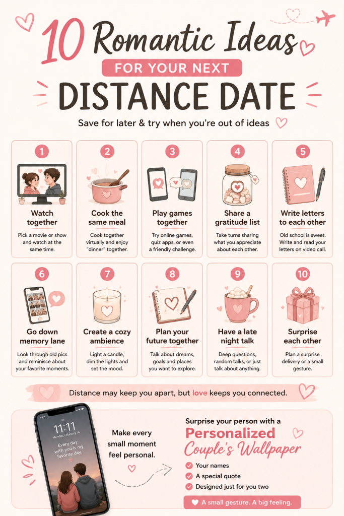 Romantic Things to Do in a Long Distance Relationship