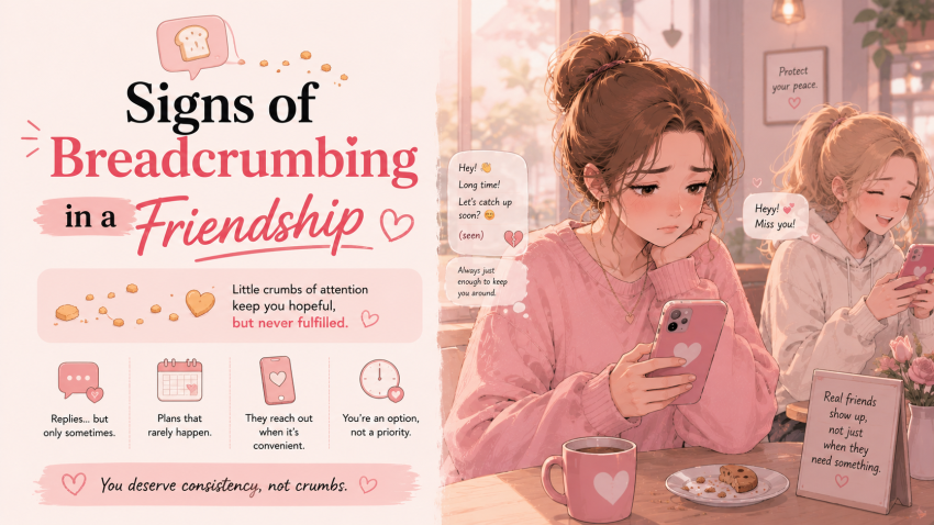 Signs of Breadcrumbing in a Friendship