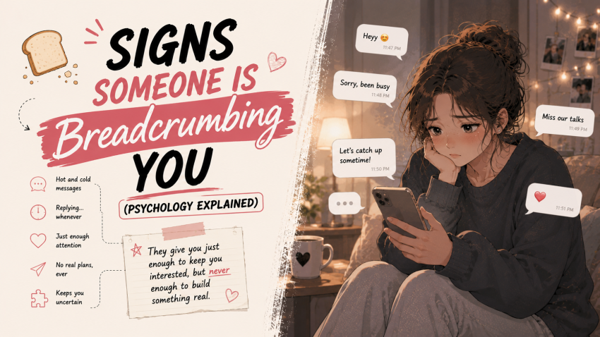 Signs Someone Is Breadcrumbing You (Psychology Explained)