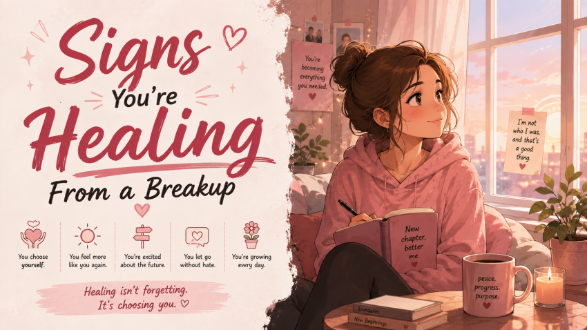 Signs You're Healing From a Breakup