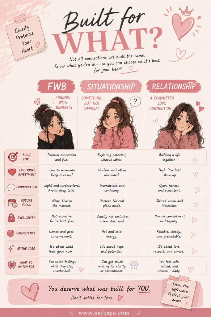 FWB vs Situationship vs Relationship, What's the Real Difference